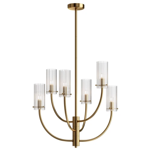 Lampa wisząca ARCO MOD223PL-06BS mosiądz 6xG9 wys.44.7