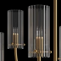 Lampa wisząca ARCO MOD223PL-06BS mosiądz 6xG9 wys.44.7