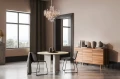 Lampa wisząca FLARE DIA200PL-08G złota 8xE14 wys.55.3