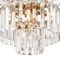 Lampa wisząca REVERO MOD085PL-07BS mosiądz 7xE14 wys.40cm