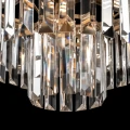 Lampa wisząca REVERO MOD085PL-07BS mosiądz 7xE14 wys.40cm