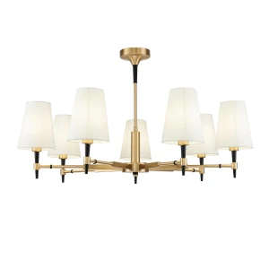 Lampa wisząca Maytoni ZARAGOZA H001CL-07BS mosiądz 7xE14 49cm