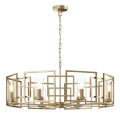 Lampa wisząca BOWI H009PL-08G złota 8xE14 wys.40.5cm