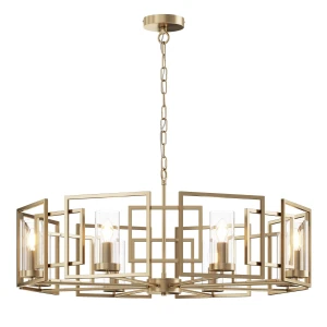 Lampa wisząca Maytoni BOWI H009PL-08G złota 8xE14 40.5cm