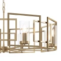 Lampa wisząca BOWI H009PL-08G złota 8xE14 wys.40.5cm