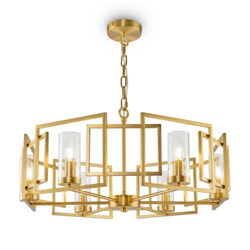 Lampa wisząca BOWI H009PL-06G złota 6xE14 wys.35.5cm