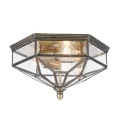Plafon ZEIL H356-CL-03-BZ brązowy,wenge 3xE27 szer.35.2cm