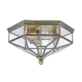Plafon ZEIL H356-CL-03-BZ brązowy,wenge 3xE27 szer.35.2cm