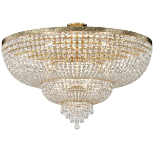Lampa wisząca Maytoni PALACE DIA890-CL-18-G złota 18xE27 62.5cm