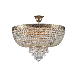 Lampa wisząca Maytoni PALACE DIA890-CL-06-G złota 6xE27 38cm