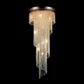 Lampa wisząca CASCADE DIA522-CL-12-G złota 12xE14 wys.97.5cm