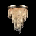 Lampa wisząca CASCADE DIA522-CL-07-G złota 7xE14 wys.47.5cm
