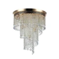 Lampa wisząca CASCADE DIA522-CL-07-G złota 7xE14 wys.47.5cm