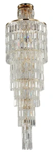 Lampa wisząca Maytoni NIAGARA DIA003-PT50-G złota 16xE14 170.5cm