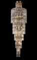 Lampa wisząca NIAGARA DIA003-PT50-G złota 16xE14 wys.170.5cm