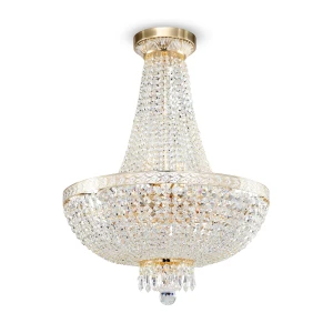 Lampa wisząca Maytoni BELLA DIA750-TT50-WG złota 8xE14 65cm