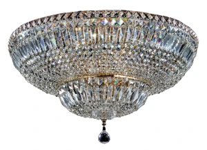 Lampa wisząca Maytoni BASFOR DIA100-CL-16-G złota 16xE14 32.5cm
