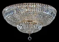 Lampa wisząca BASFOR DIA100-CL-16-G złota 16xE14 wys.32.5cm