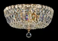 Lampa wisząca BASFOR DIA100-CL-03-G złota 3xE14 wys.18cm