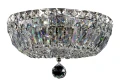 Lampa wisząca BASFOR DIA100-CL-03-N szara 3xE14 wys.18cm