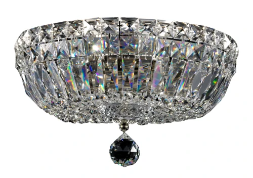 Lampa wisząca BASFOR DIA100-CL-03-N szara 3xE14 wys.18cm