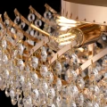 Lampa wisząca KAROLINA DIA120-09-G złota 9xE14 wys.24.5cm