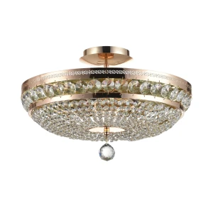 Lampa wisząca Maytoni OTTILIA DIA700-CL-06-G złota 6xE14 23.5cm
