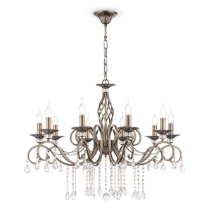 Lampa wisząca Maytoni GRACE RC247-PL-10-R mosiądz 10xE14 64cm