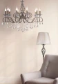 Lampa wisząca GRACE RC247-PL-10-R mosiądz 10xE14 wys.64cm