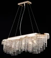 Lampa wisząca TOILS DIA600-07-G złota 7xE14 wys.28cm