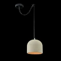 Lampa wisząca BRONI T451-PL-01-GR czarna 1xE27 wys.18cm