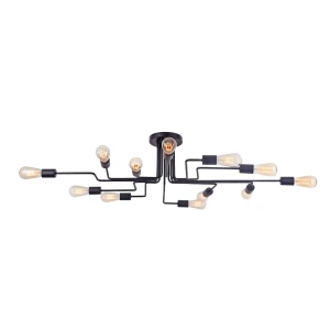 Plafon Maytoni GILBERT T532CL-12B czarny 12xE27 szer.123cm