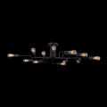 Plafon GILBERT T532CL-12B czarny 12xE27 szer.123cm
