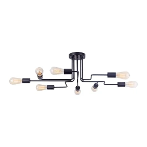 Plafon Maytoni GILBERT T532CL-08B czarny 8xE27 szer.87cm