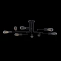 Plafon GILBERT T532CL-08B czarny 8xE27 szer.87cm