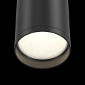 Plafon FOCUS S C052CL-01B czarny 1xGU10 szer.5.2cm