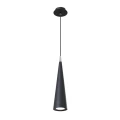 Lampa wisząca NEVILL P318PL-01B czarna 1xGU10 wys.32cm