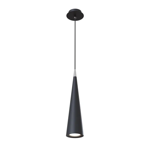 Lampa wisząca NEVILL P318PL-01B czarna 1xGU10 wys.32cm
