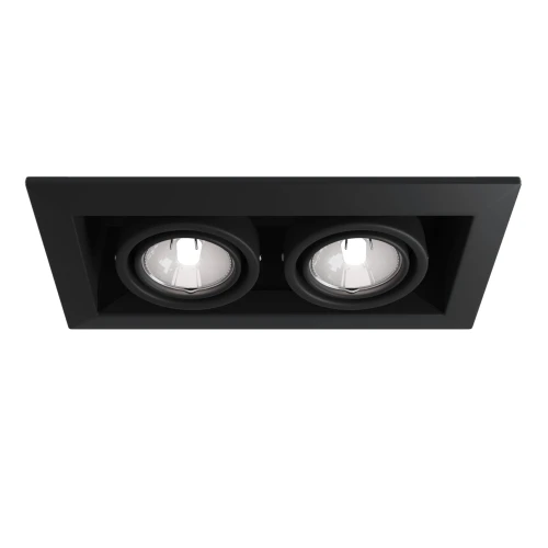 Oprawa podtynkowa METAL MODERN czarna GU10