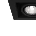 Oprawa podtynkowa METAL MODERN czarna GU10