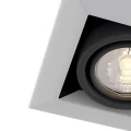 Oprawa podtynkowa METAL MODERN czarno-biała GU10