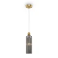 Lampa wisząca ANTIC MOD302PL-01GR szara 1xE14 wys.34.7cm