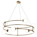 Lampa wisząca BALANCE MOD317PL-06G złota 6xG9 wys.32cm
