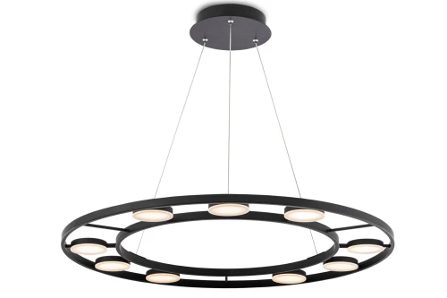 Lampa wisząca FAD MOD070PL-L63B3K czarna wys.80cm