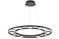 Lampa wisząca FAD MOD070PL-L63B3K czarna wys.80cm