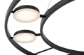Lampa wisząca FAD MOD070PL-L63B3K czarna wys.80cm