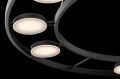 Lampa wisząca FAD MOD070PL-L63B3K czarna wys.80cm