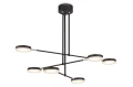 Lampa wisząca FAD MOD070PL-L38B3K czarna wys.89cm