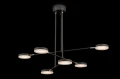 Lampa wisząca FAD MOD070PL-L38B3K czarna wys.89cm