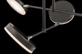 Lampa wisząca FAD MOD070PL-L38B3K czarna wys.89cm